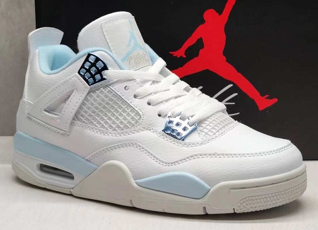 Air Jordan 4 Cement 2024 Light Blue